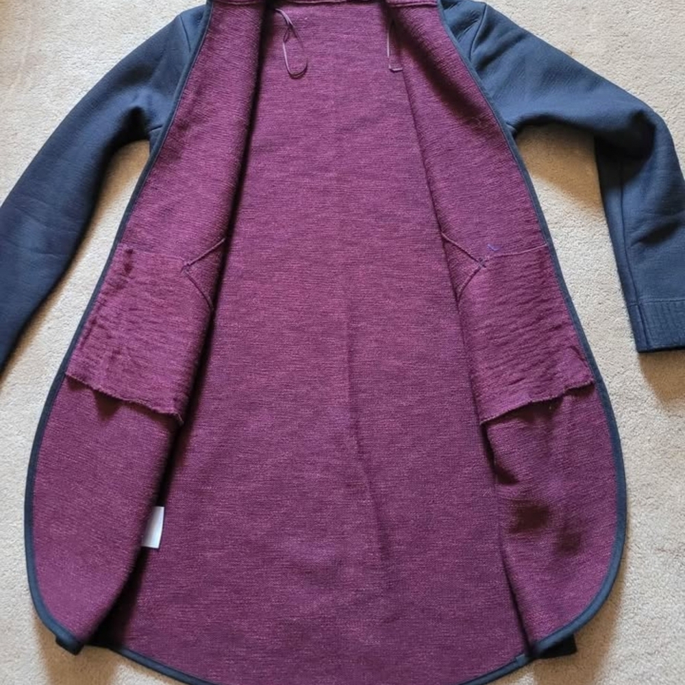 Reversible Black and Purple Lululemon Coat